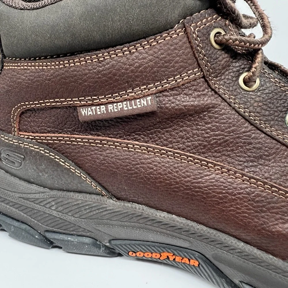 Men's SKECHERS Relaxed Fit‎ Respected Boswell Boots Shoes 13 Water Repellent Mid